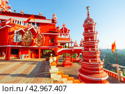 Maruti Temple (Hanuman Temple) in Panjim (2017 год). Редакционное фото, фотограф Олег Жуков / Фотобанк Лори