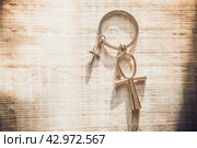 Egyptian Cross Ankh. Стоковое фото, фотограф Любовь Назарова / Фотобанк Лори