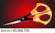 Scissors. Стоковая иллюстрация, иллюстратор Любовь Назарова / Фотобанк Лори