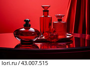 Intoxicating Red cocktail luxury liquid. Generate Ai. Стоковое AI-изображение, AI-художник Иван Рябоконь / Фотобанк Лори