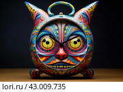 Intriguing Colorful alarm clock. Generate Ai. Стоковое AI-изображение, AI-художник Иван Рябоконь / Фотобанк Лори