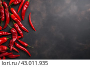 Pungent Red chilli pepper. Generate Ai. Стоковое AI-изображение, AI-художник Иван Рябоконь / Фотобанк Лори
