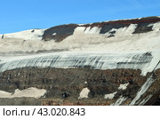 Кратер вулкана Плоский Толбачик. Камчатка. (2023 год) Редакционное фото, фотограф Staryh Luiba / Фотобанк Лори
