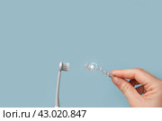 Transparent Dental Clear Aligners on Blue. Invisible Braces. Prevention Gums Treatment. Retainers for Dentistry Correction. Invisalign Orthodontics concept. Alignment of Teeth. Dentofacial Orthopedics. Стоковое фото, фотограф Марина Демидюк / Фотобанк Лори