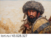 Ancient Persian nomad warrior. Generate ai. Стоковое AI-изображение, AI-художник Иван Рябоконь / Фотобанк Лори
