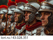 Ancient rome army. Generate Ai. Стоковое AI-изображение, AI-художник Иван Рябоконь / Фотобанк Лори