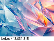 Intricate Abstract crystal background. Generate AI. Стоковое AI-изображение, AI-художник Иван Рябоконь / Фотобанк Лори