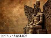 Omnipotent Ancient Sumerian god. Generate ai. Стоковое AI-изображение, AI-художник Иван Рябоконь / Фотобанк Лори
