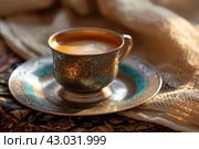 Bitter Arabic coffee. Generate Ai. Стоковое AI-изображение, AI-художник Иван Рябоконь / Фотобанк Лори