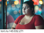 Curvaceous Chubby woman. Generate Ai. Стоковое AI-изображение, AI-художник Иван Рябоконь / Фотобанк Лори