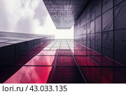 Minimalistic Abstract modern urban architecture. Generate ai. Стоковое AI-изображение, AI-художник Иван Рябоконь / Фотобанк Лори