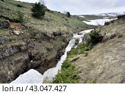 Ущелье реки Курджипс, Плато Лаго-Наки, Адыгея. Стоковое фото, фотограф Оглоблин Андрей Николаевич / Фотобанк Лори