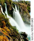 Lower Duden Waterfalls, Antalya, Turkiye. Стоковое фото, фотограф Татьяна Кахилл / Фотобанк Лори
