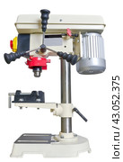 Сверлильный станок на белом фоне. Drilling Bench Press isolated on white background. Стоковое фото, фотограф Татьяна Д / Фотобанк Лори