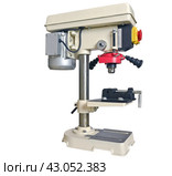 Сверлильный станок на белом фоне. Drilling Bench Press isolated on white background. Стоковое фото, фотограф Татьяна Д / Фотобанк Лори