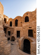 ksar Mgabla - traditional fortified granary created by the Berbers in 15th century. Стоковое фото, фотограф Яков Филимонов / Фотобанк Лори