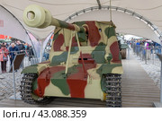 Трофейная противотанковая самоходная артиллерийская установка Marder II  (германия). Выставка трофейного вооружения и военной техники, захваченной российскими военными в ходе спецоперации. Парк Победы на Поклонной горе, Москва (2024 год). Редакционное фото, фотограф Pukhov K / Фотобанк Лори
