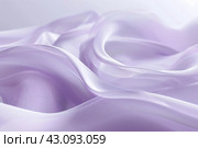 Blue purple lilac background. The wave line is undulation. Matte shimmer. Lavender background for Banner, design. Стоковое AI-изображение, AI-художник Ирина Ручушкина / Фотобанк Лори