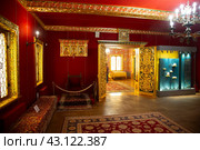 Moscow, Russia, May 5, 2024, Alexei Mikhailovich Romanov Palace in Kolomenskoye in Moscow. Редакционное фото, фотограф Александр Поташев / Фотобанк Лори
