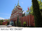 5 star Turkish hotel designed by Russian Kremlin (2018 год). Редакционное фото, фотограф Константин Сергеевич Синявин / Фотобанк Лори
