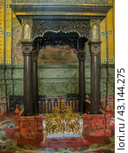 Russia St. Petersburg. August 2, 2005: Interior decoration of St. Isaac's Cathedral. Редакционное фото, фотограф Акиньшин Владимир / Фотобанк Лори