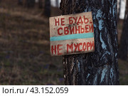 Не мусори. Стоковое фото, фотограф Алексей Литвинов / Фотобанк Лори