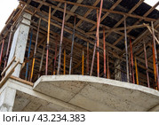 Фрагмент съемной опалубки для заливки перекрытия. Стоковое фото, фотограф Вячеслав Палес / Фотобанк Лори