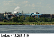 Целлюлозно-бумажный комбинат АО «Волга» в Балахне (2022 год). Редакционное фото, фотограф Дмитрий Казаков / Фотобанк Лори