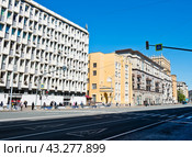 Проспект Мира, дома 41 стр 2, 43, 45. Москва (2024 год). Редакционное фото, фотограф E. O. / Фотобанк Лори