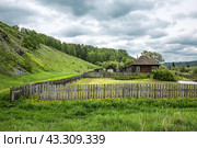 Село Суенга. Новосибирская область, Маслянинский район, Западная Сибирь России. (2024 год). Стоковое фото, фотограф Евгений Мухортов / Фотобанк Лори