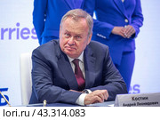 Андрей Костин. Председатель правления ПАО "Банк ВТБ". (2024 год). Редакционное фото, фотограф Александр Тарасенков / Фотобанк Лори