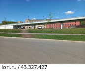 Эстакадные съезды с Московского скоростного диаметра (Северо-Восточной хорды). 5-й проезд Подбельского. Район Богородское. Город Москва (2023 год). Редакционное фото, фотограф lana1501 / Фотобанк Лори