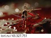 Кровосос. Стоковое AI-изображение, AI-художник Щеголева Ольга / Фотобанк Лори
