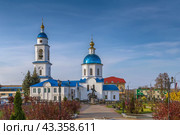 Cathedral of the Kazan Icon of the Mother of God, Maloyaroslavets, Russia. Стоковое фото, фотограф Boris Breytman / Фотобанк Лори