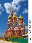 Church of the Resurrection of Christ, Vichuga, Russia (2022 год). Стоковое фото, фотограф Boris Breytman / Фотобанк Лори