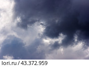 Storm cloud on sunny day. Стоковое фото, фотограф Радомир Тарасов / Фотобанк Лори