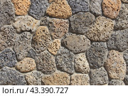 Stonework and porous stones background. Стоковое фото, фотограф Юрий Бизгаймер / Фотобанк Лори
