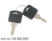 Связка ключей от замка на белом фоне. Bunch of keys isolated on white background. Стоковое фото, фотограф Татьяна Д / Фотобанк Лори