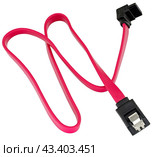 Кабель для подсоединения жесткого диска к компьютеру. Hard disk drive power cables. Стоковое фото, фотограф Татьяна Д / Фотобанк Лори