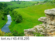 Воргольские скалы (2024 год). Редакционное фото, фотограф Роман Лукьянов / Фотобанк Лори