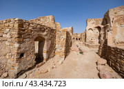 Ksar Beni Barka. One of the largest Ksar in country. Region of Tataouine. Tunisia. Стоковое фото, фотограф Яков Филимонов / Фотобанк Лори