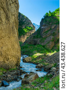 Karmadon Gorge. North Ossetia - Alania. Caucasus. Russia. Стоковое фото, фотограф Константин Лабунский / Фотобанк Лори
