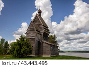 Родионово. Церковь Георгия Победоносца. Георгиевская церковь на Юксовском погосте (2023 год). Стоковое фото, фотограф Юлия Бабкина / Фотобанк Лори