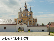 Успенский Вышенский женский монастырь. Казанский собор и Святые ворота. Рязанская область, Шацкий район, поселок Выша (2016) Стоковое фото, фотограф Юлия Кутыгина / Фотобанк Лори