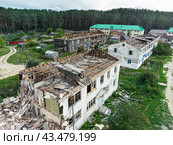 Снос домов на улице Сосновая посёлка Винзили. Тюменский район (2021 год). Стоковое фото, фотограф Сергей Буторин / Фотобанк Лори