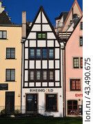 Cologne / Germany - 11 Sep 2015: The vintage house, Cologne, Germany. Редакционное фото, фотограф Сергей Стрелков / Фотобанк Лори