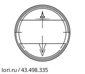 Стрелка. Arrow. Стоковое AI-изображение, AI-художник Irina Khaliavina / Фотобанк Лори