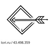 Стрелка. Arrow. Стоковое AI-изображение, AI-художник Irina Khaliavina / Фотобанк Лори