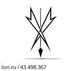 Стрелка. Arrow. Стоковое AI-изображение, AI-художник Irina Khaliavina / Фотобанк Лори