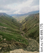 Каньон в горах Дагестана. Стоковое фото, фотограф Юлия Кваскова / Фотобанк Лори
